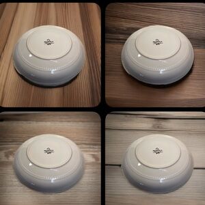 White Porcelain Pasta Dinner Bowls Maison Neuve 9"